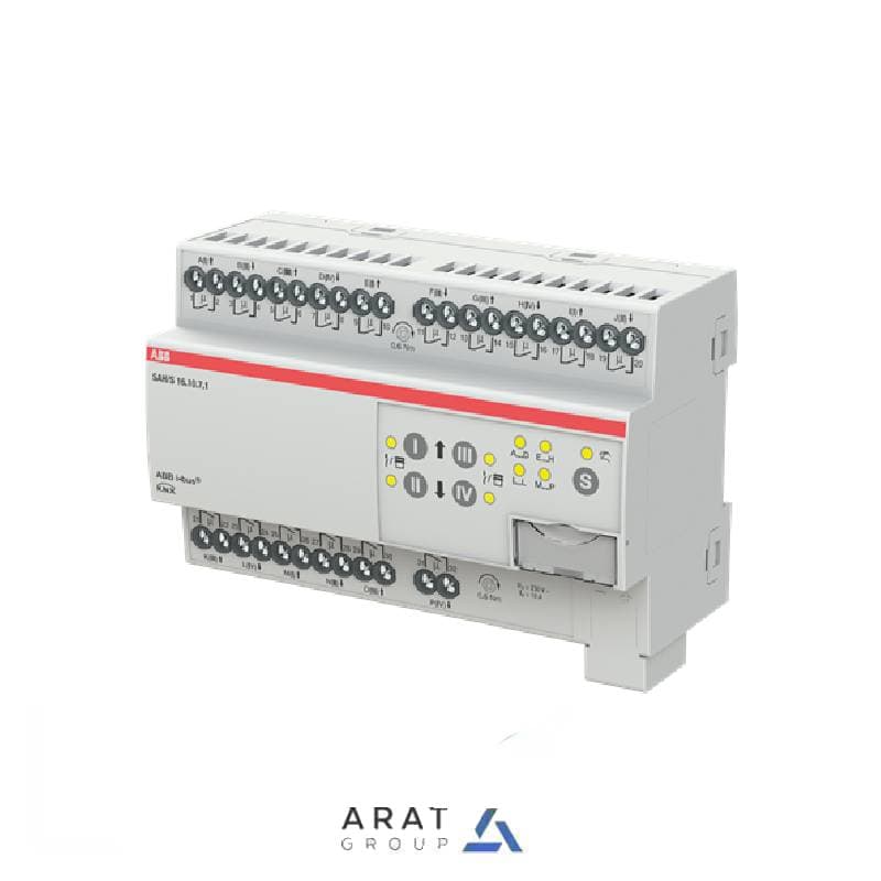 رله هوشمند 16 کانال 10 آمپر روشنایی و پرده ABB مدل.SAH/S16.10.7.1
