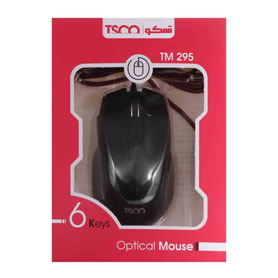 ماوس باسیم TSCO مدل TM 295 – مشکی