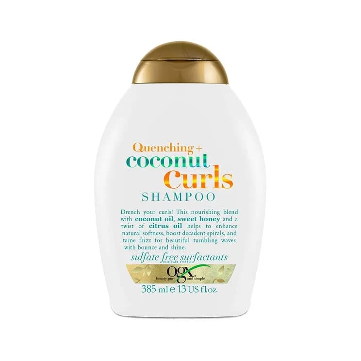 شامپو نارگیل موی فر اوجی ایکس OGX مدل کوکونات کرل COCONUT CURLS حجم 385 میل