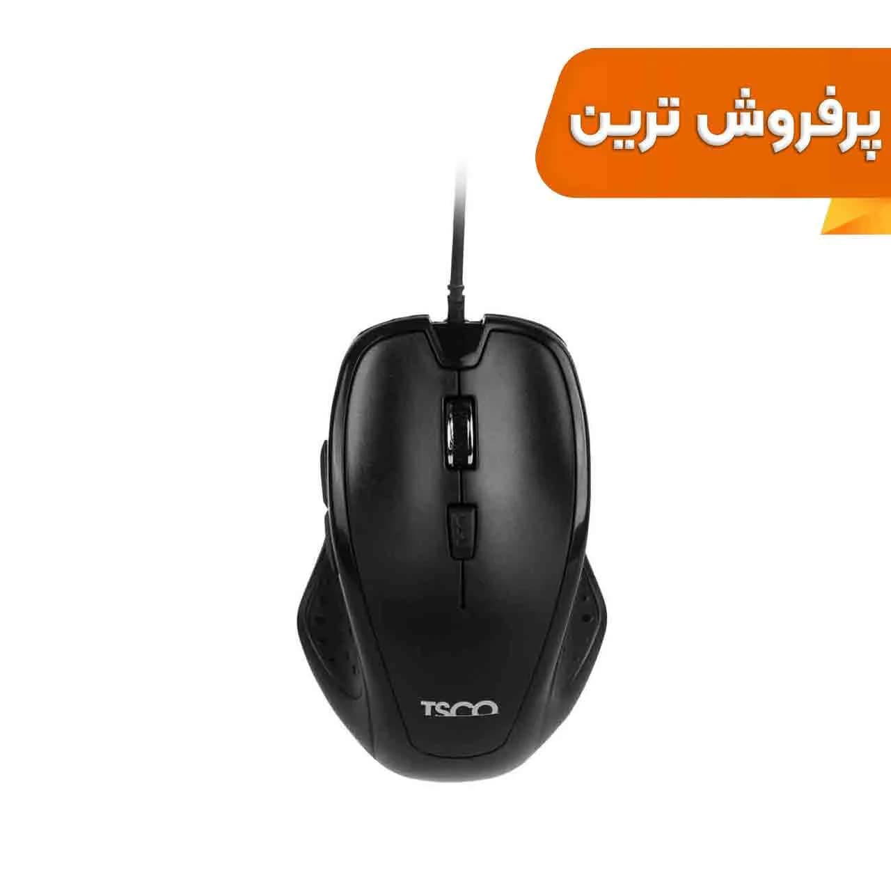 ماوس باسیم TSCO مدل TM 304 – مشکی — تصویر ۶