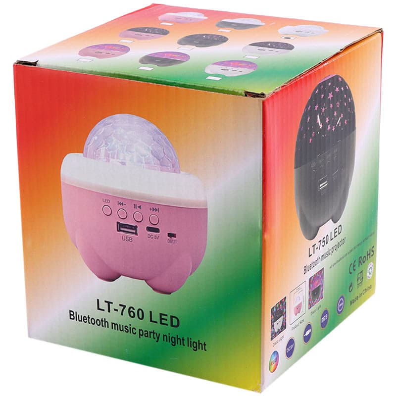 چراغ رقص نور اسپیکر دار مدل LT-760 — تصویر ۲