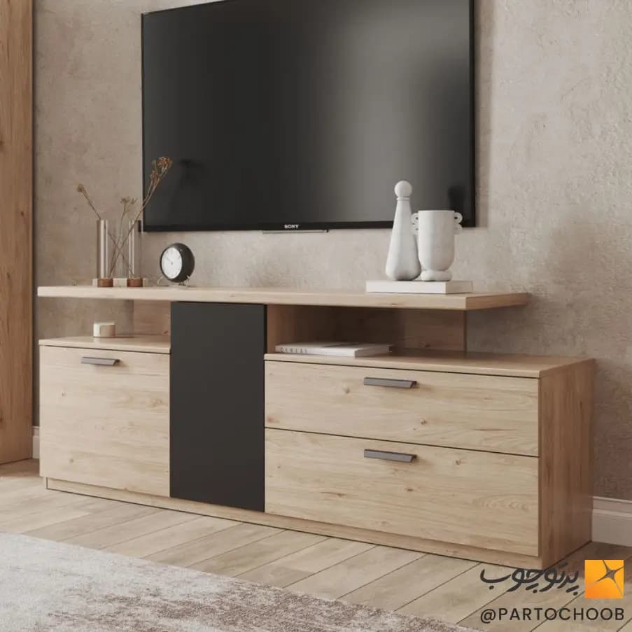 میز تلویزیون ساده کد 35 — تصویر ۲