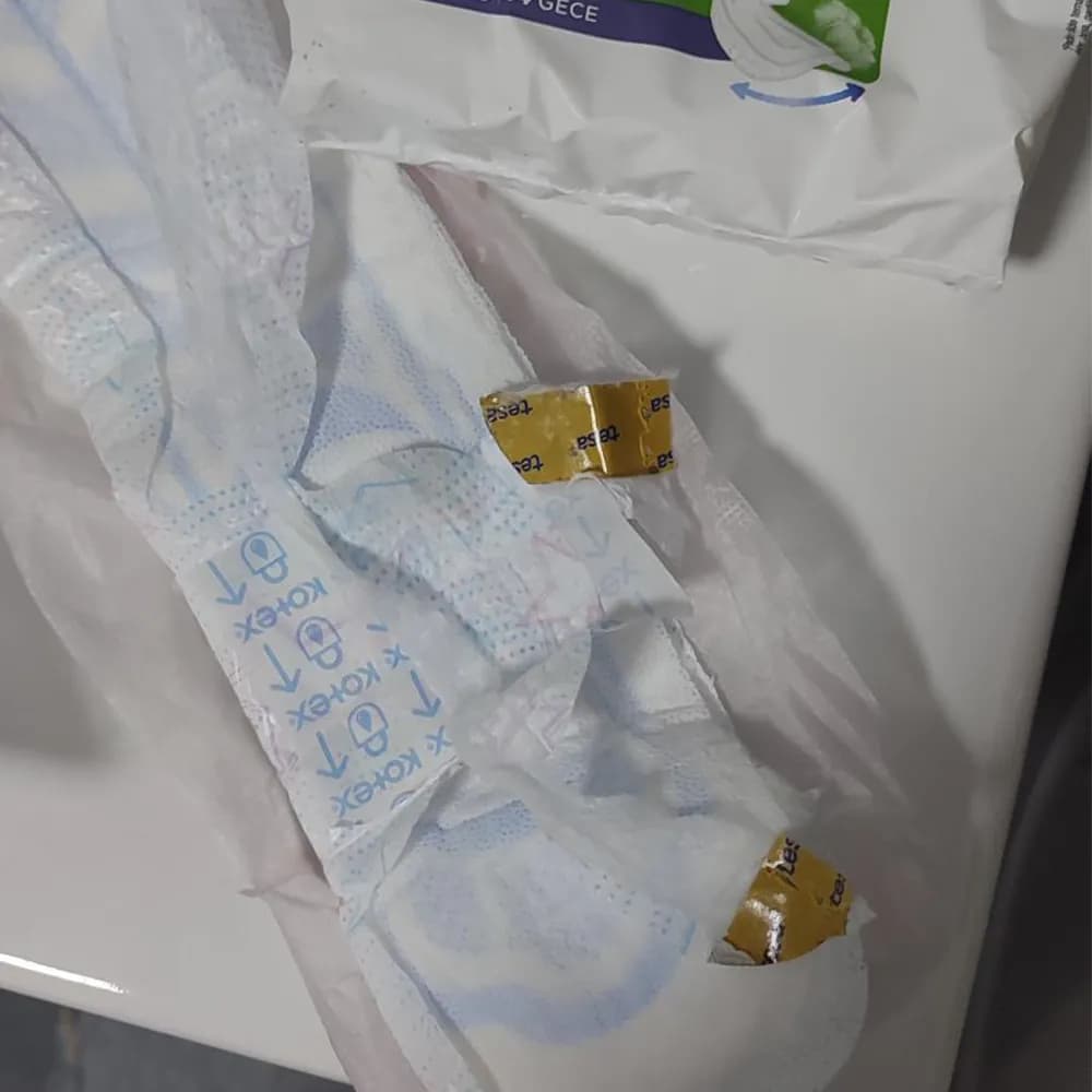 نوار بهداشتی کوتکس Kotex ویژه شب ضد حساسیت مدل NATURAL بسته 14 عددی اورجینال — تصویر ۵