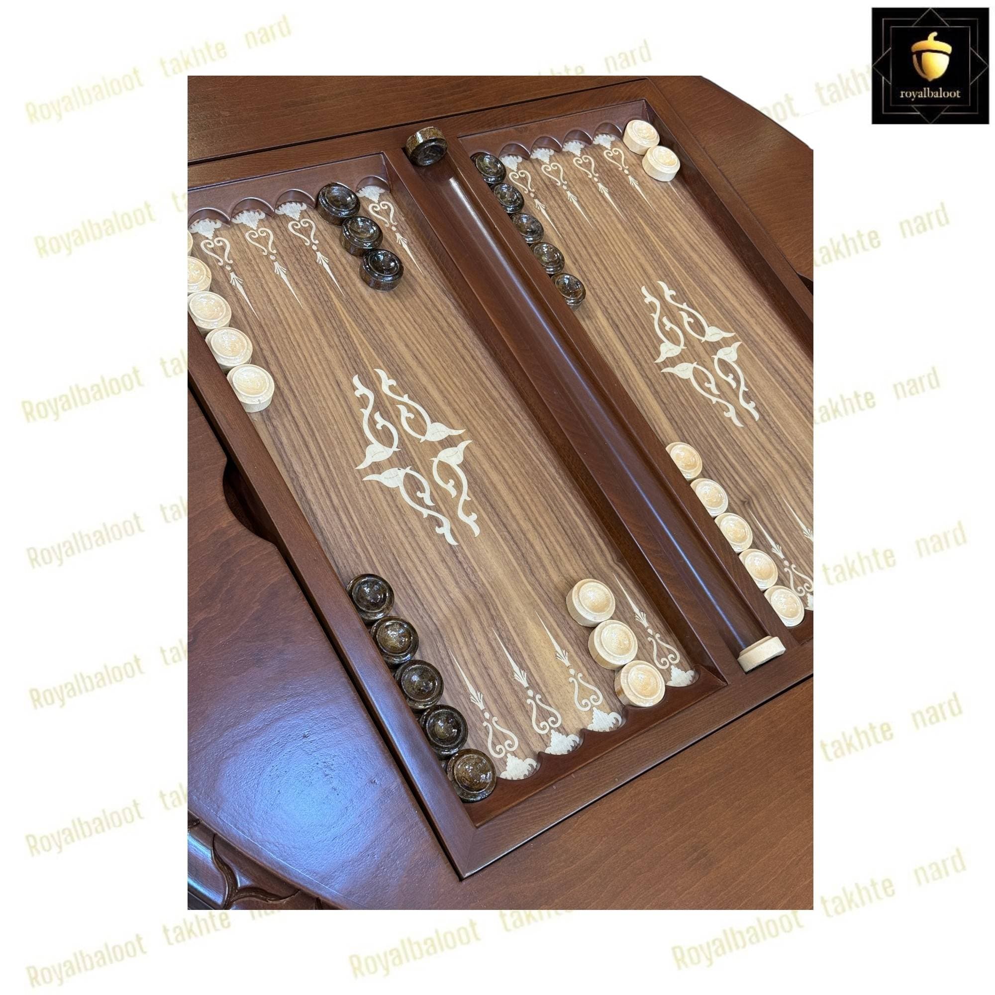 میز و صندلی سه بازی تخته نرد و شطرنج و منچ کد 581 — تصویر ۶