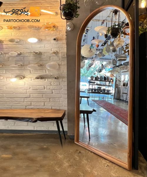 اینه قدی گنبدی چوبی مدل صنم — تصویر ۵