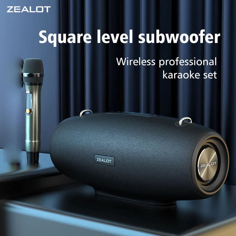 اسپیکر بلوتوثی قابل حمل زیلوت مدل S67 Karaoke — تصویر ۴