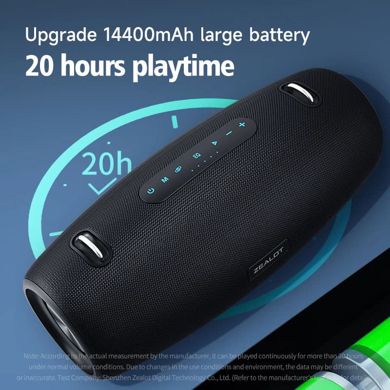 اسپیکر بلوتوثی قابل حمل زیلوت مدل S67 Karaoke — تصویر ۵