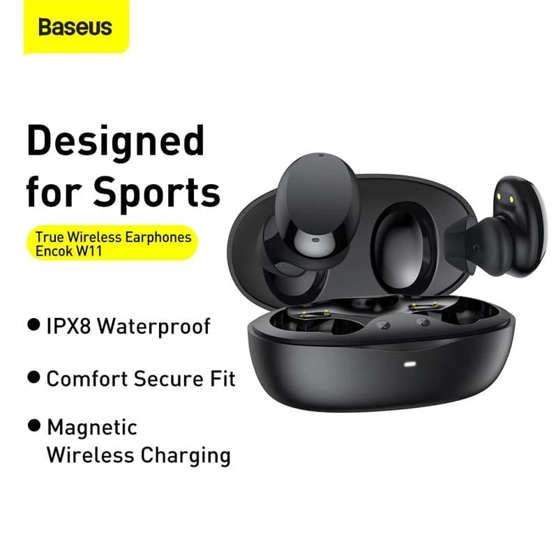 هدفون بی سیم بیسوس مدل W11 — تصویر ۵