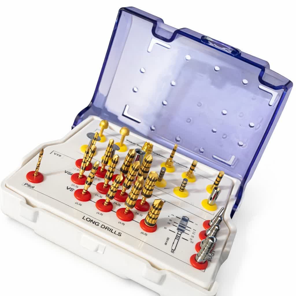 کیت کامل Osseodensification Burs kit