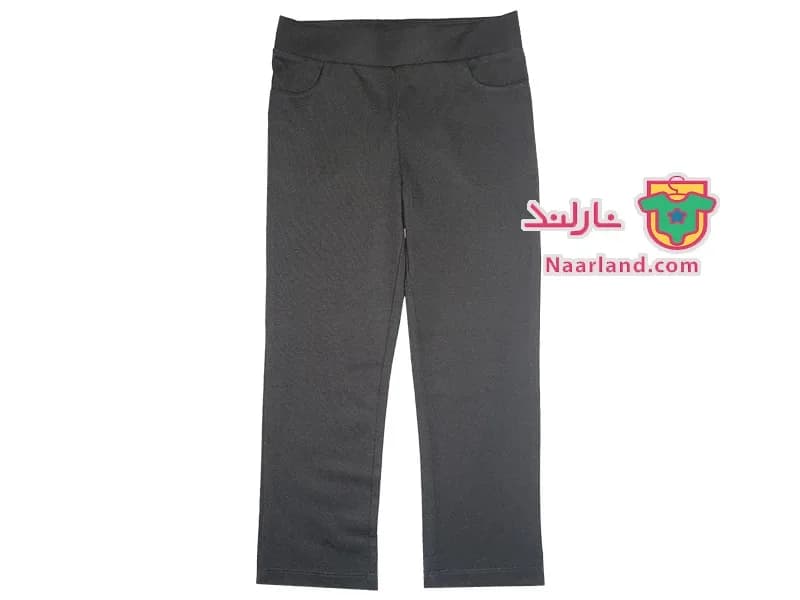 شلوار مدرسه پارچه نانو برند Smart آلمان مشکی نوک مدادی — تصویر ۷
