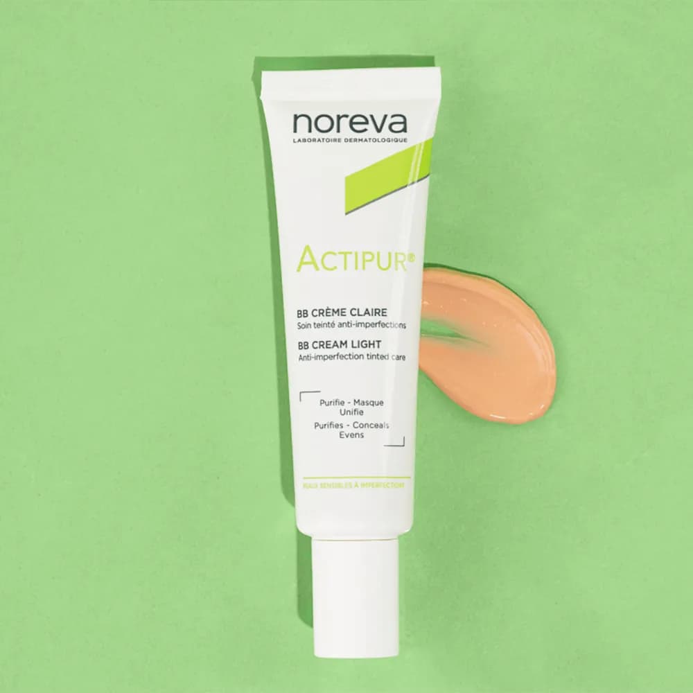 بی بی کرم نوروا اکتی پور رنگ لایت Noreva Light BB Cream اورجینال — تصویر ۳