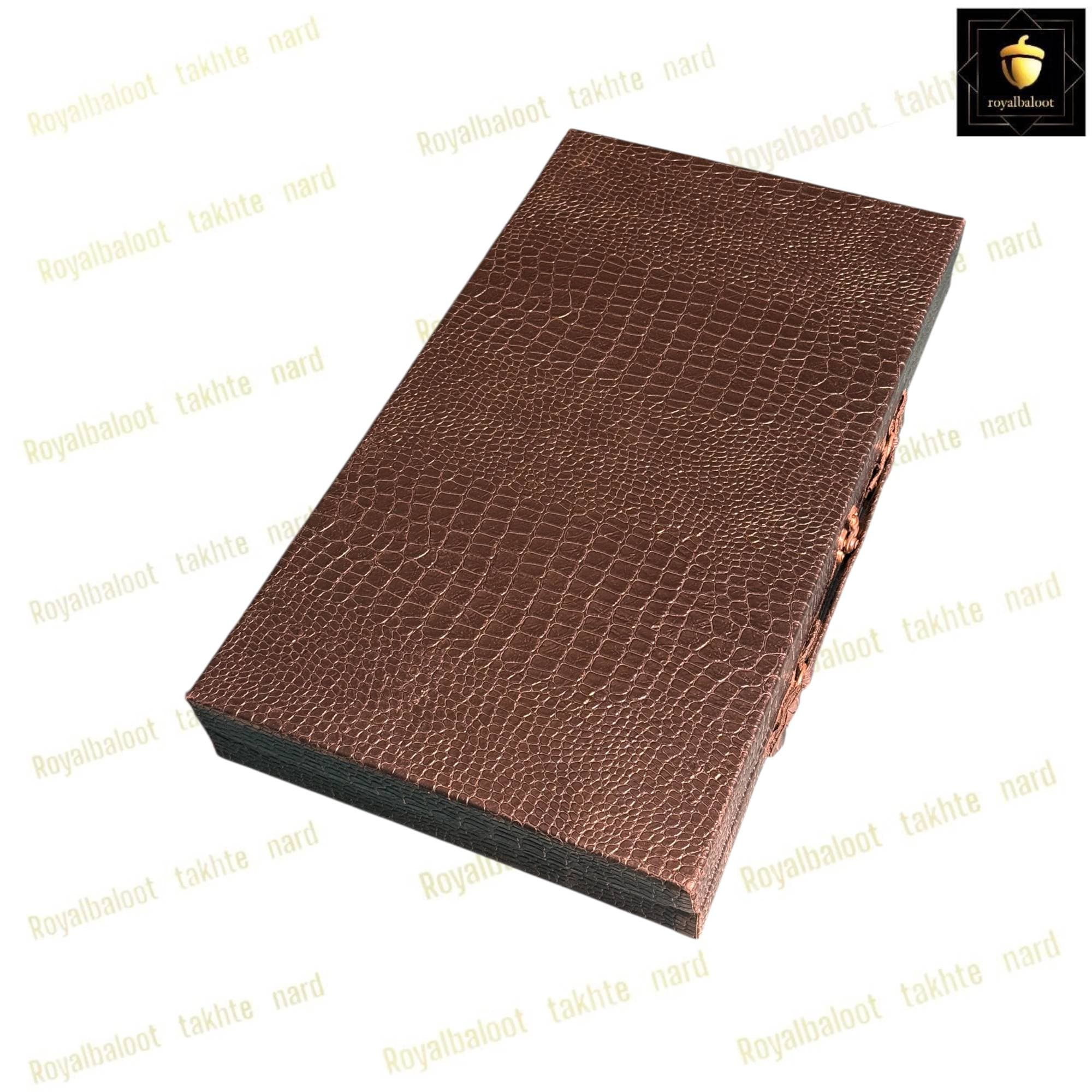تخته نرد چرمی طرح کلاسیک کد 559 — تصویر ۵