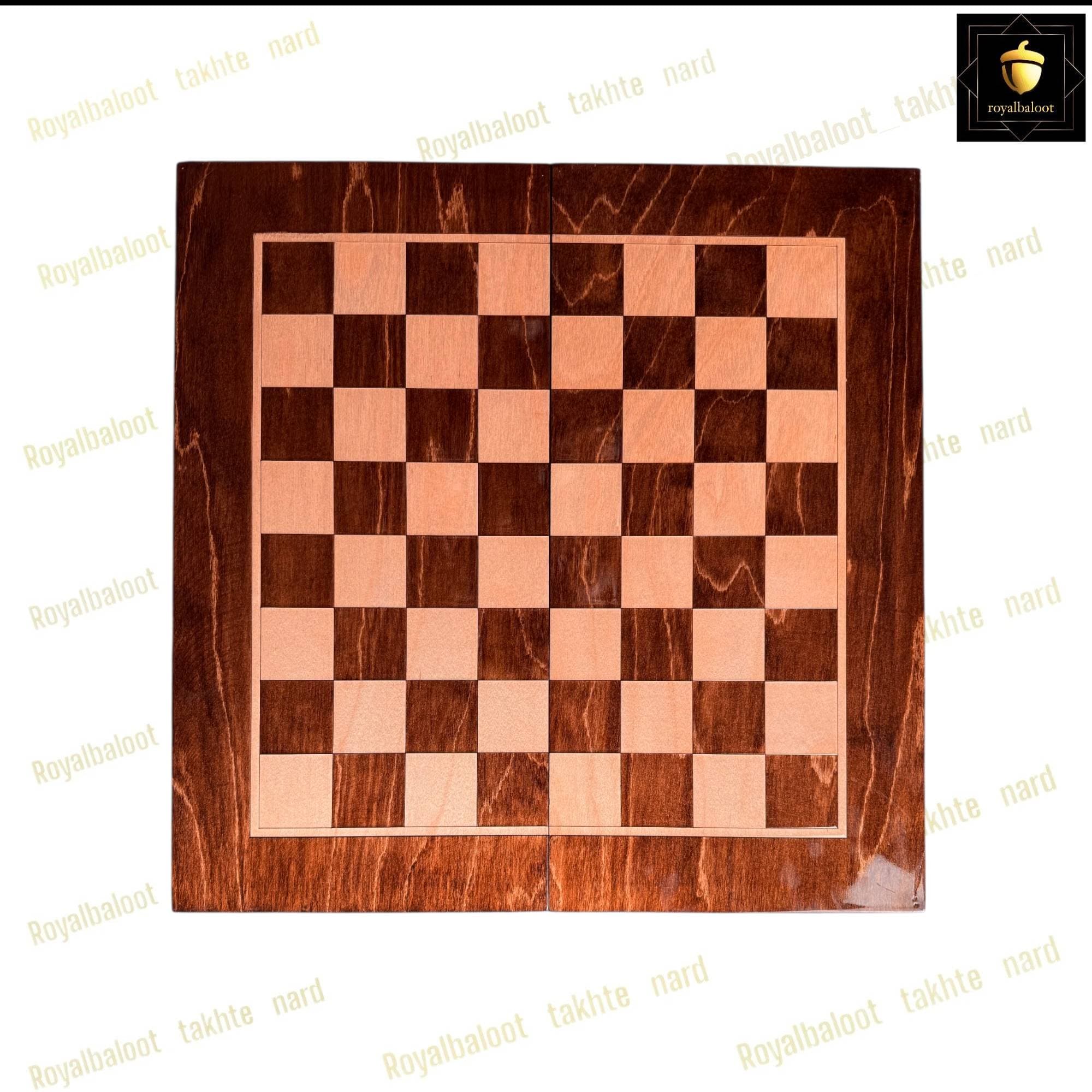 تخته نرد راش معرق ستاره هشت پر کد 548 — تصویر ۲