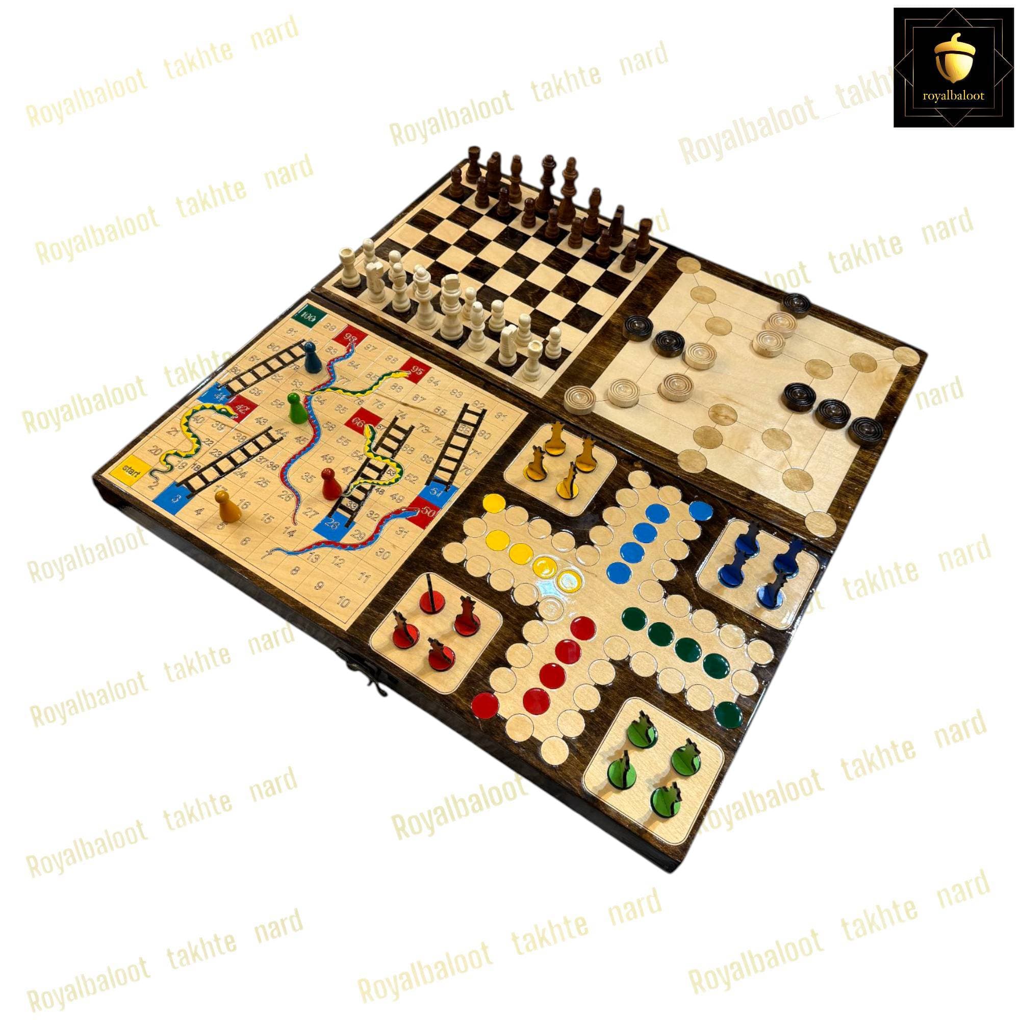 پک پنج بازی چوبی معرق کد 397
