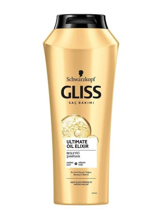 شامپو گلیس Gliss طلایی تقویت کننده و ترمیم کننده مو حجم 500 میل