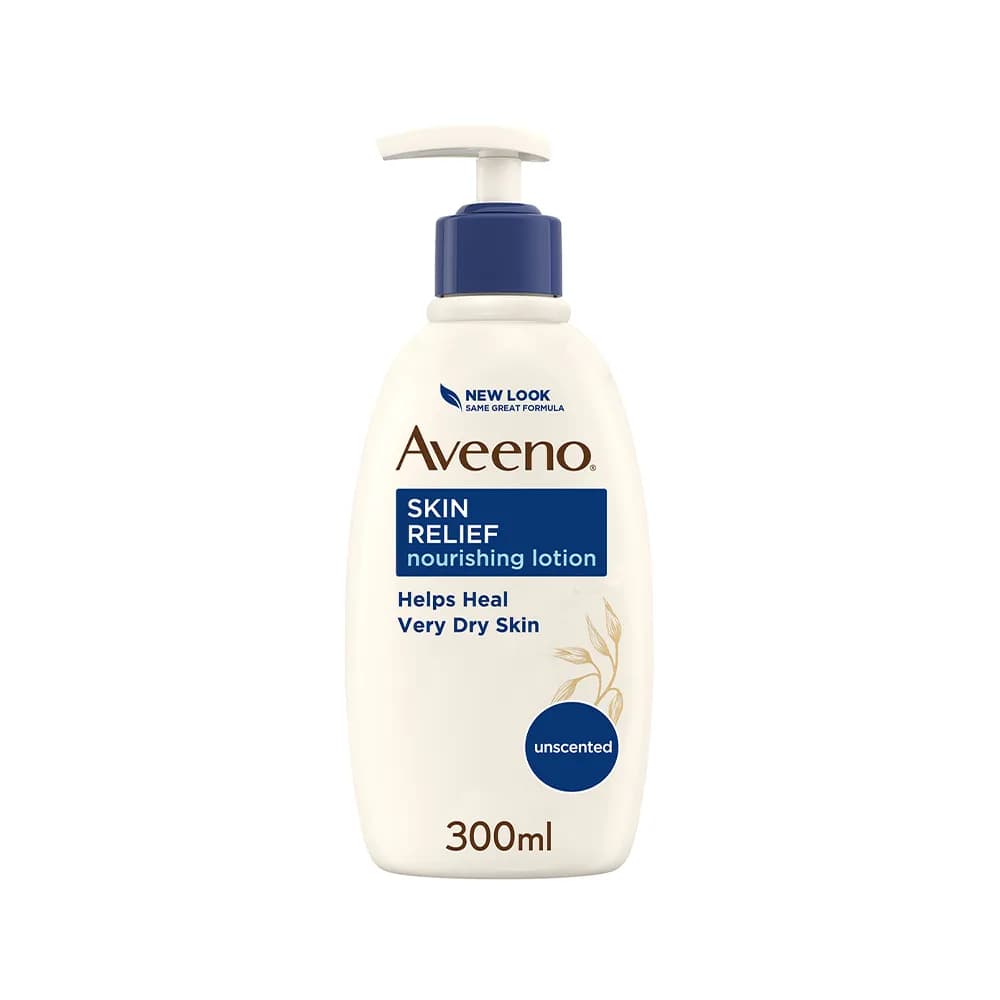 لوسيون مرطوب کننده اوينو اسکین ریلیف Skin Relief حجم 300 ميل مناسب پوست خیلی خشک اورجینال