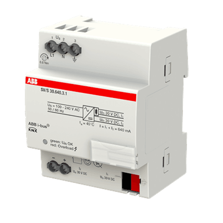 منبع تغذیه 640 میلی آمپر KNX برند ABB — تصویر ۲