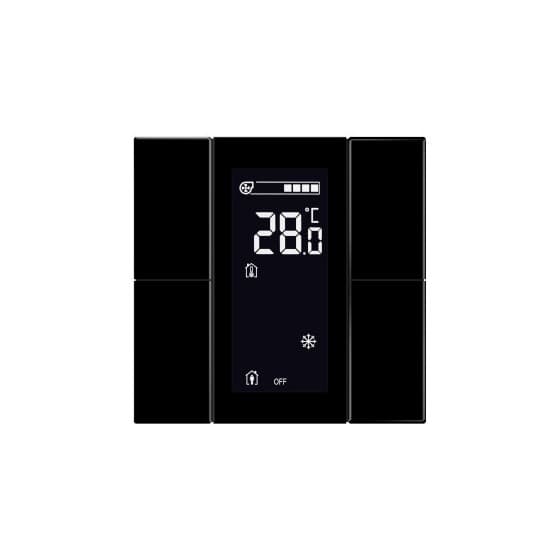کلید هوشمند ترموستاتیک 4 پل اینترا | INTERRA iSwitch With LCD 4 Button