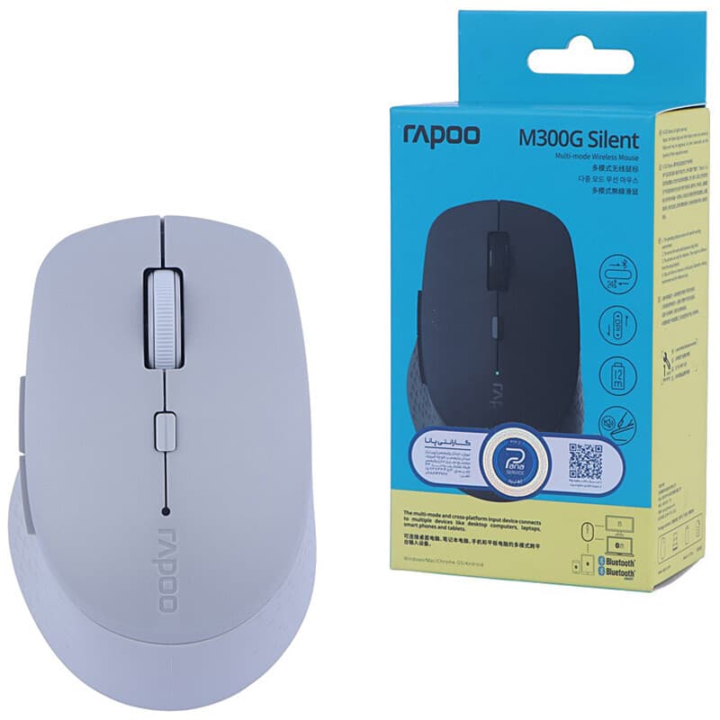 ماوس بی سیم Rapoo رپو مدل M300 اورجینال