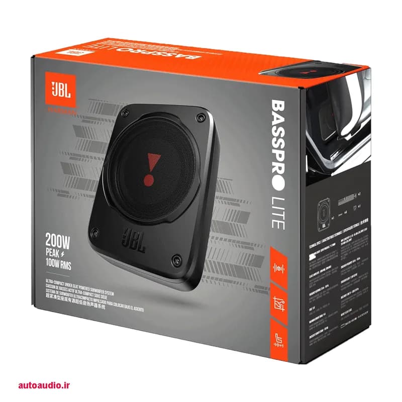 ساب باکس اکتیو زیر صندلی جی بی ال JBL BASSPRO LITE — تصویر ۴