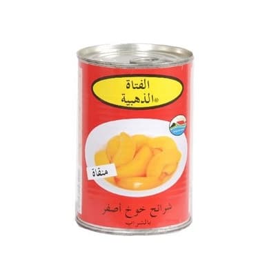 کمپوت هلو زرد گلدن گرل وزن 420 گرم — تصویر ۲
