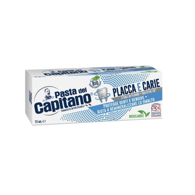 خمیردندان ضد پوسیدگی کاپیتانو Capitano Placca E Carie حجم 75 میل