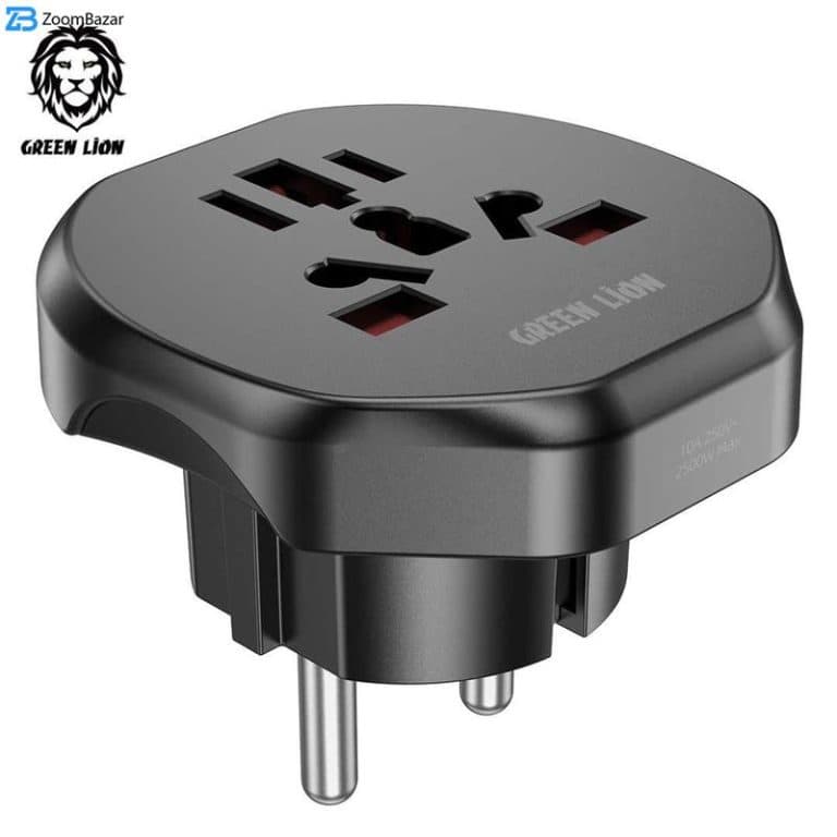 مبدل برق گرین لاین مدل Conversion EU Plug 2