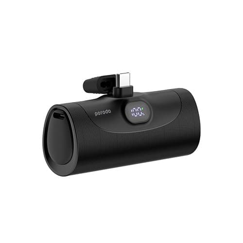 پاوربانک بی سیم تایپ سی و لایتنینگ 20 وات 5000 پورودو Porodo 4 in 1 Lightning & Type-C 5000mAh Power — تصویر ۳