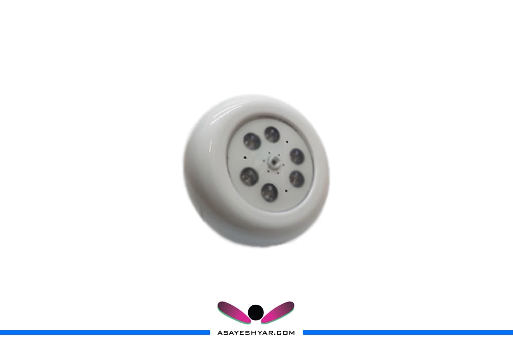 چراغ استخری فلت روكار 18 وات مولتی كالر