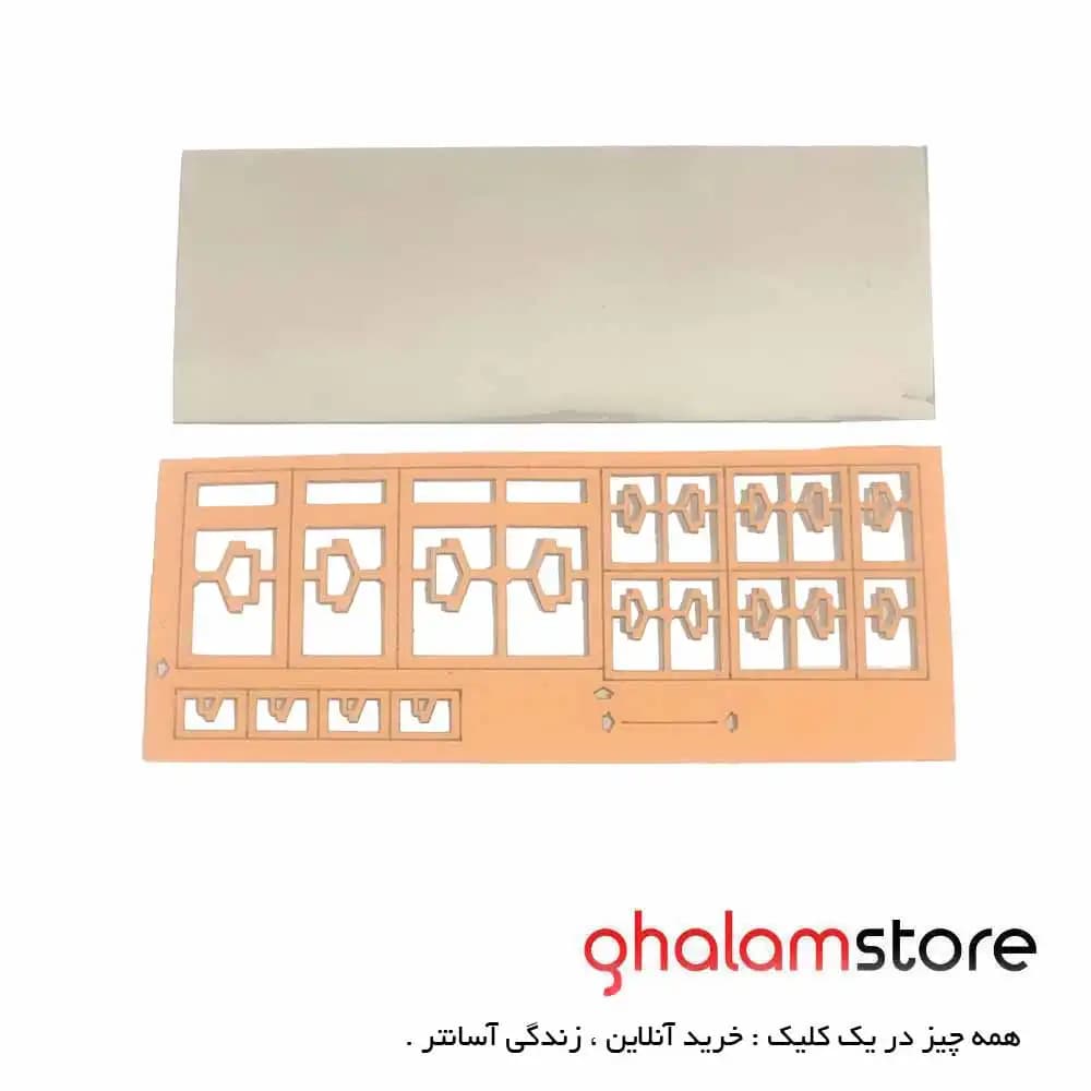 ماکت درب پلکسی مقیاس 1/100 آتیه ساز