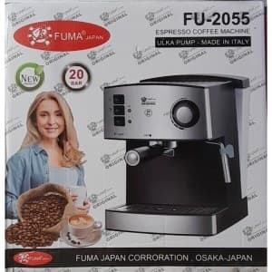 اسپرسو ساز فوما مدل FU2055 ظرفیت ۱.۶ لیتر بدنه استیل — تصویر ۲