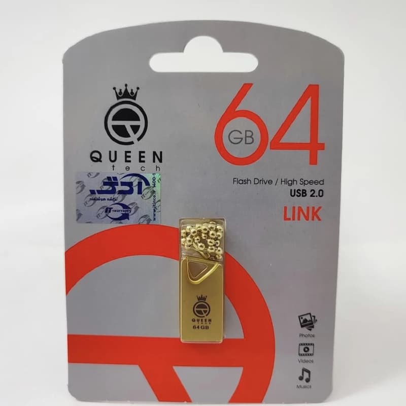 فلش مموری کوئین تک مدل GLINK ظرفیت 64 گیگابایت — تصویر ۶