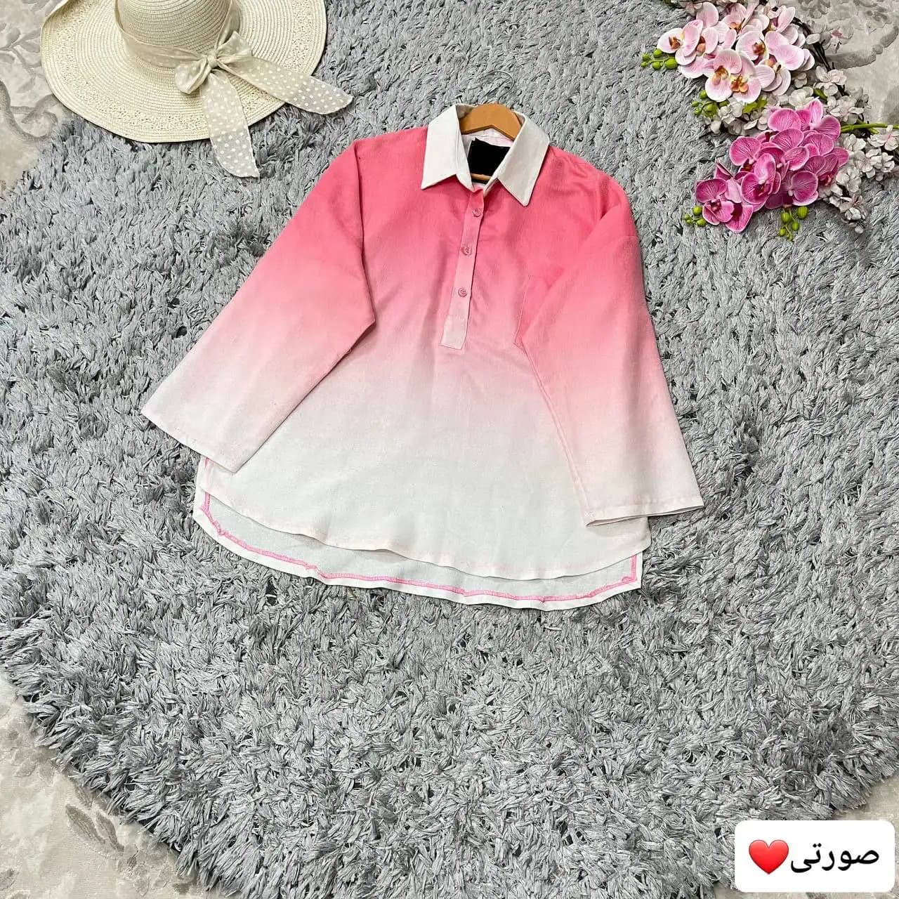 شومیز مانتویی مدل نیلی — تصویر ۷