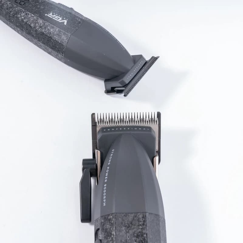 ست ماشین اصلاح موی سر و صورت تریمر وی جی آر مدل V-640 — تصویر ۸