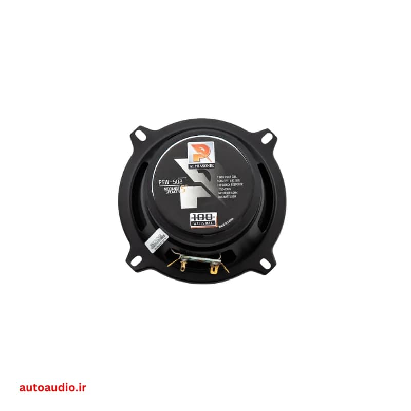 میدرنج 5 اینچ آلفاسونیک مدل Alphasonik PSW-502 — تصویر ۴