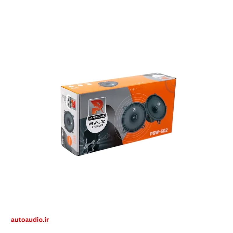 میدرنج 5 اینچ آلفاسونیک مدل Alphasonik PSW-502 — تصویر ۲