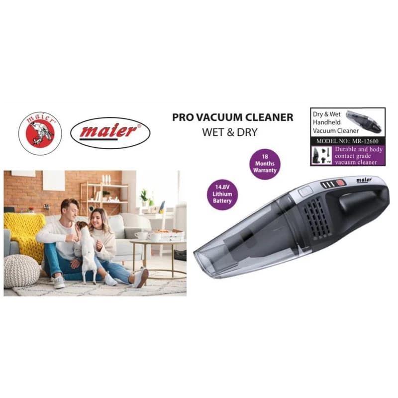 جارو شارژی دستی مایر مدل MR-12600 — تصویر ۳