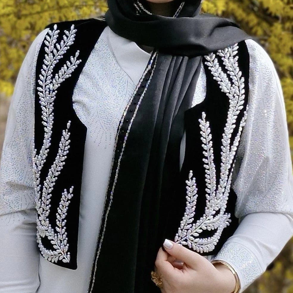 سخمه جواهردوزی طرح خوشه پر کد 1173 — تصویر ۲