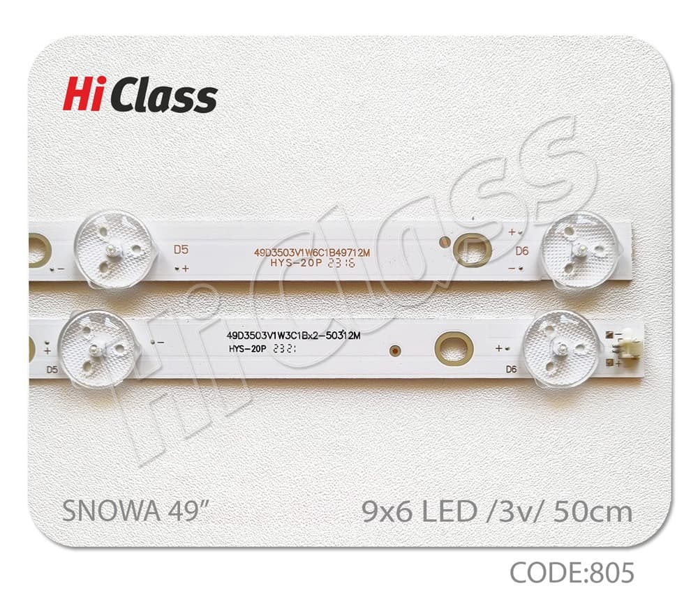 بک لایت تلویزیون اسنوا 49 اینچ مدل K49WD7,49S39,49S37 — تصویر ۲
