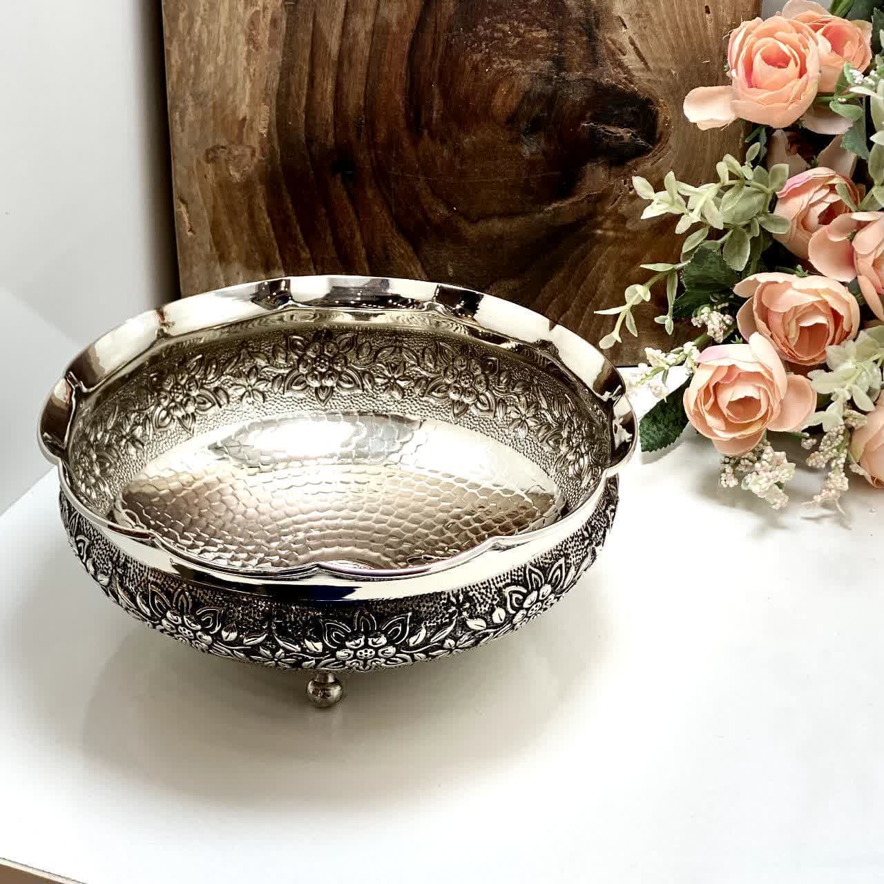 شکلات خوری کروم جدید(مدل گلبرگ/کد 1391) — تصویر ۳