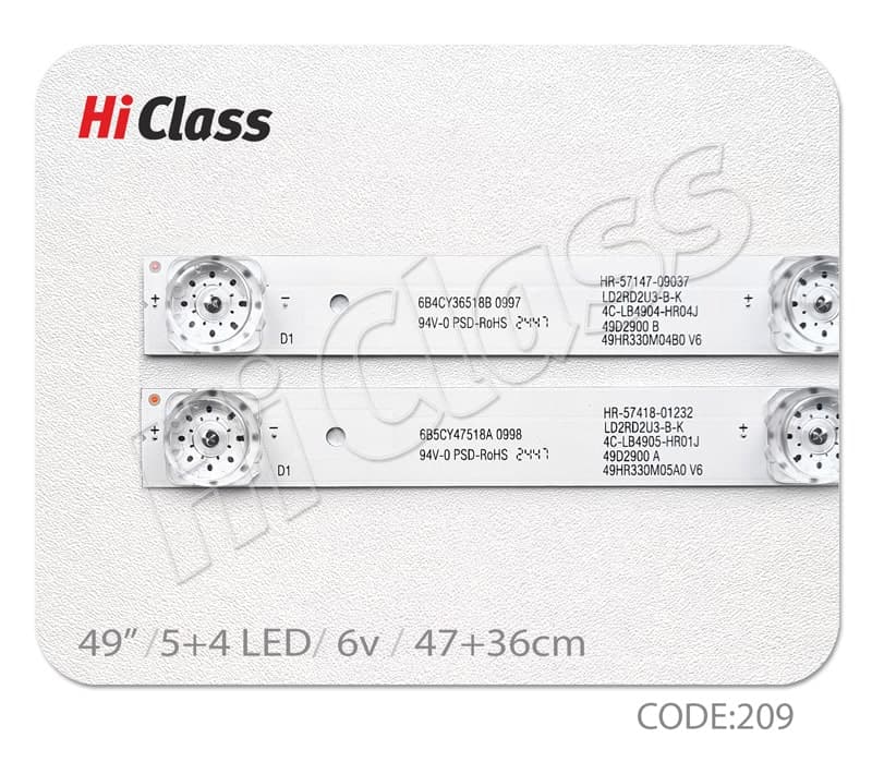 بک لایت تلویزیون تی سی ال 49 اینچ مدل 49D2900 و 49S4900 و 49S4910 و 49PU2S — تصویر ۲