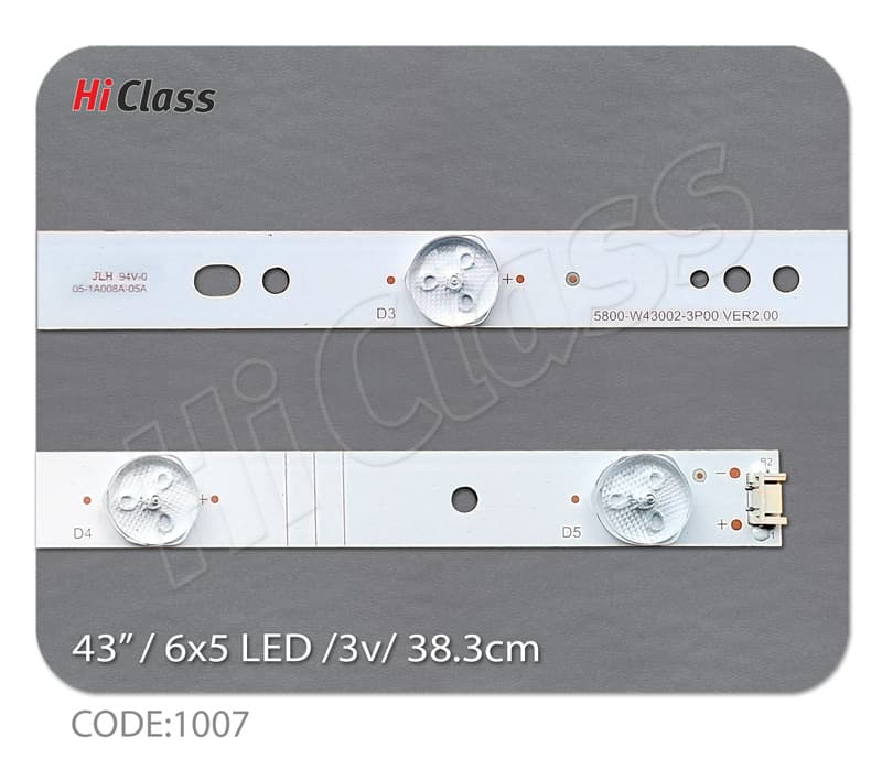 بک لایت تلویزیون دوو 43 اینچ مدل 43H2000 – 43H2100 — تصویر ۲