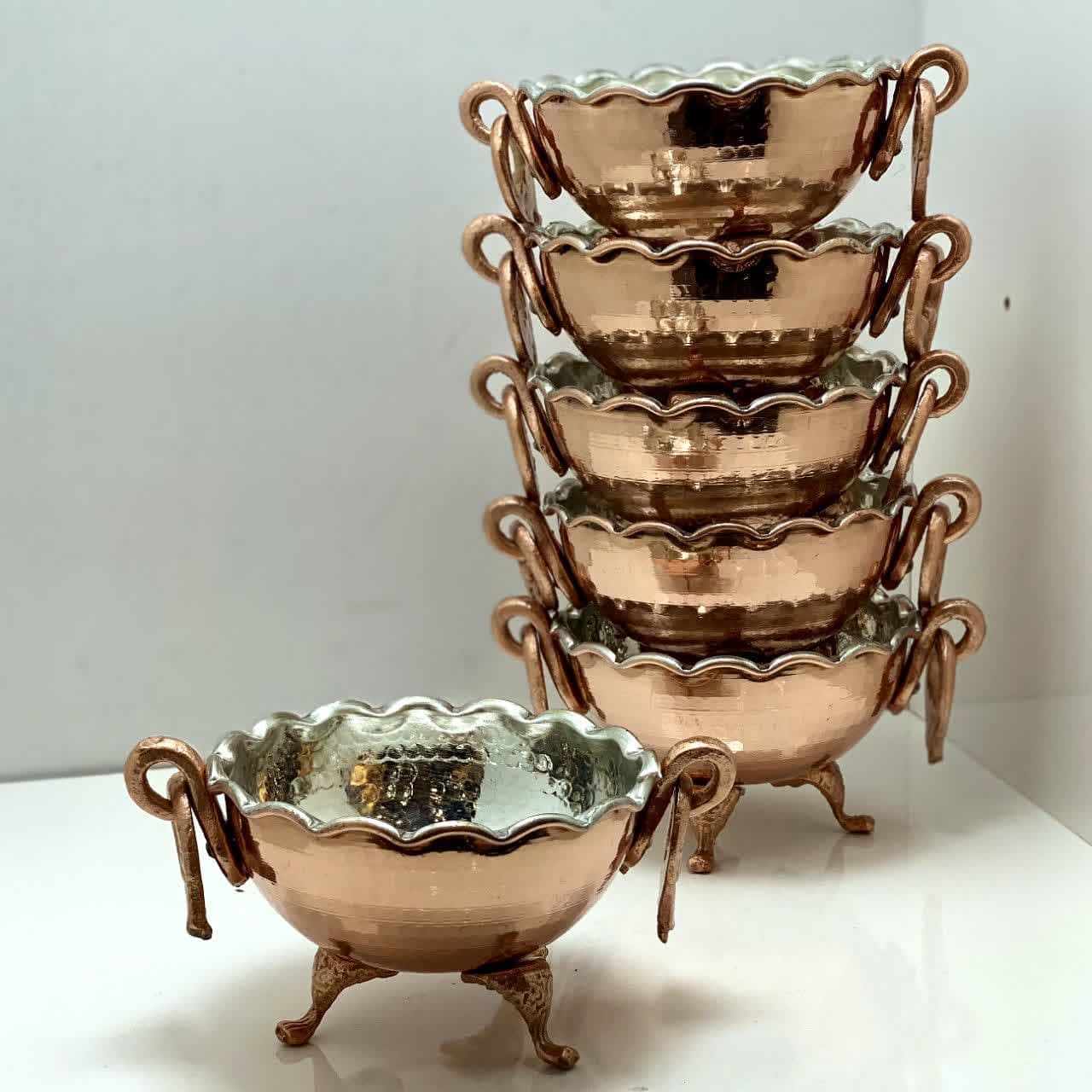 پیاله ی مسی پایه دار جدید(نانو شده) — تصویر ۲