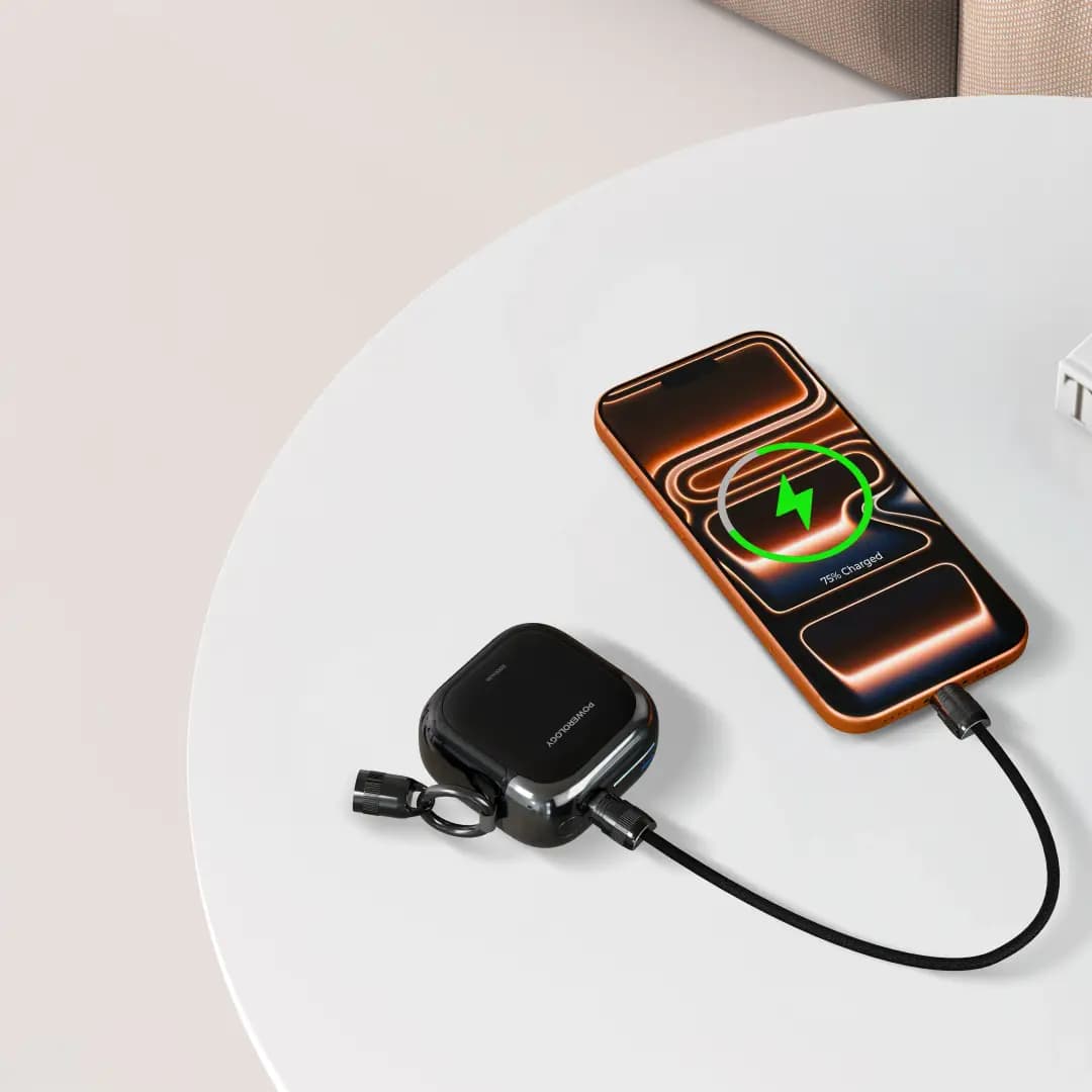 پاوربانک 10 هزار میلی آمپر Bahamas پاورولوژی(PPBCHA103)Powerology Bahamas 10000mAh Power Bank — تصویر ۲