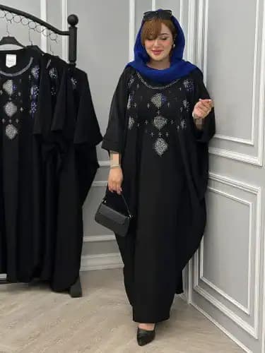 مانتو عبایی مدل نارین — تصویر ۲