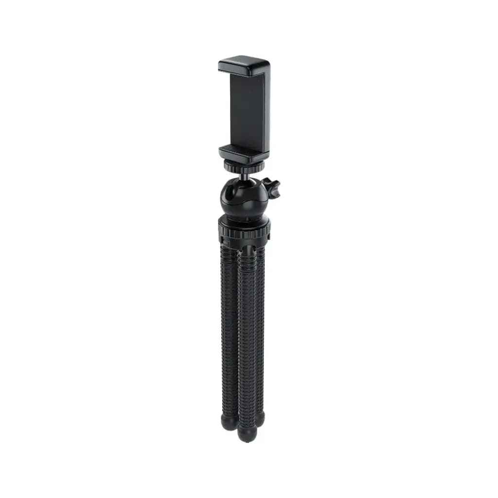 سه پایه موبایل و دوربین با پایه های انعطاف پذیر گرین لاین(GNFLTRIPDBK)Green Lion Flexible Tripod with Foam Grips — تصویر ۴
