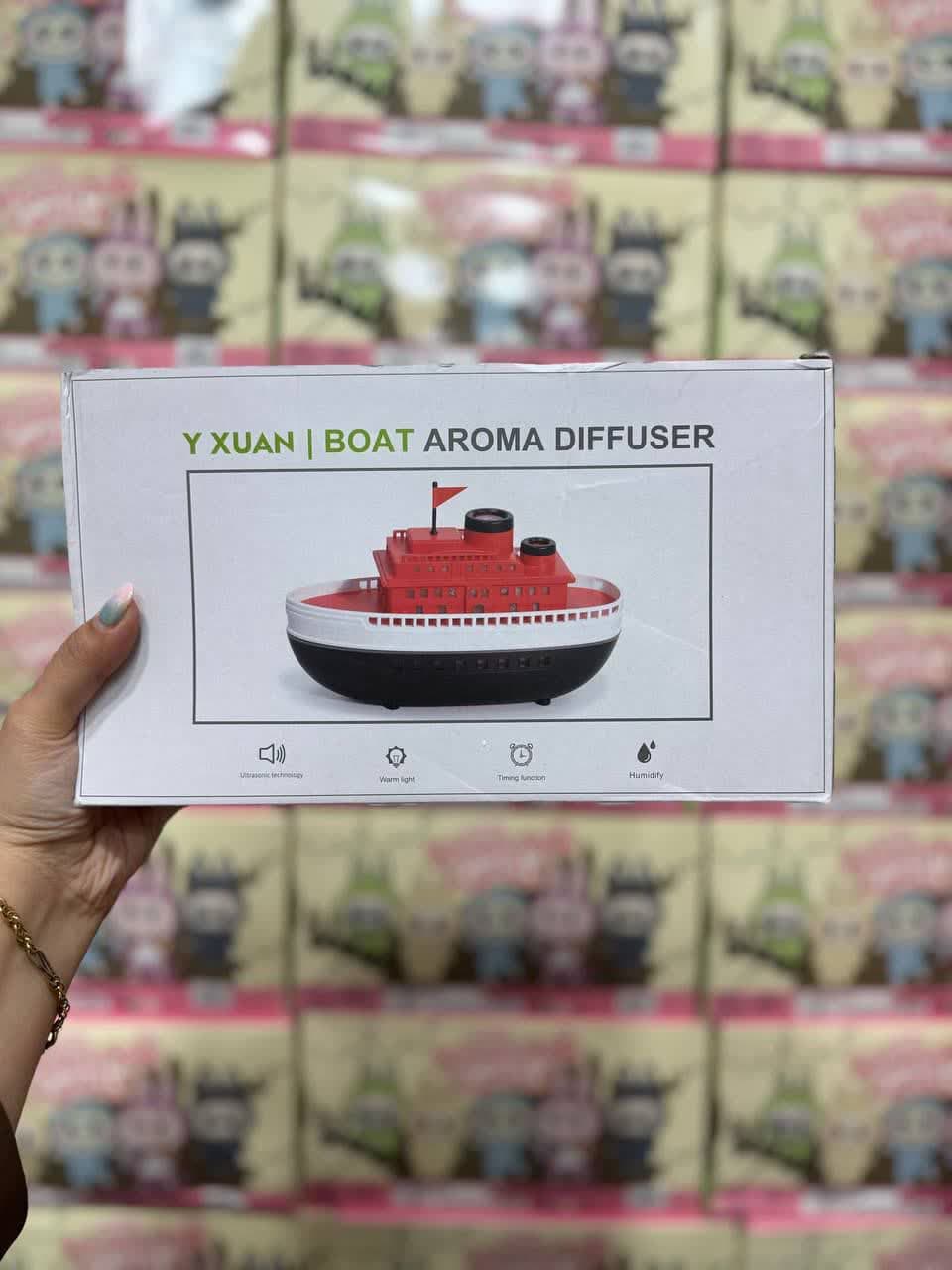 دستگاه بخور سرد طرح کشتی تایتانیک مدل Y XUAN BOAT AROMA DIFFUSER — تصویر ۳
