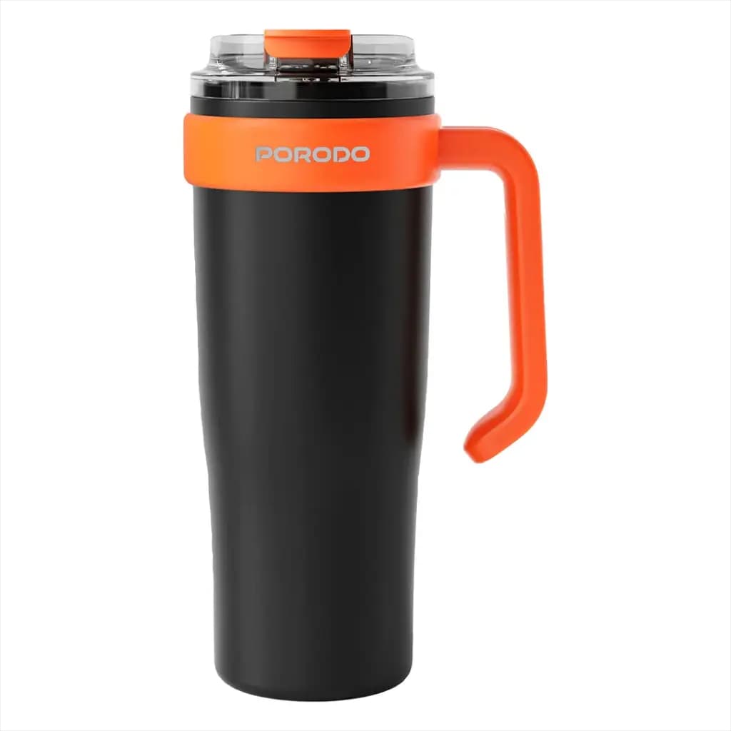 مخلوط کن و ماگ شارژی پرودو(PD-LFST1599)Porodo Lifestyle 6-Blade Portable Blender – Black/Orange