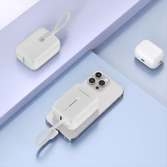 پاوربانک 10 هزار میلی آمپر ساعت همراه با کابل تایپ سی پاورولوژی(PPBCHA66)Powerology 10000mAh Power Bank — تصویر ۷