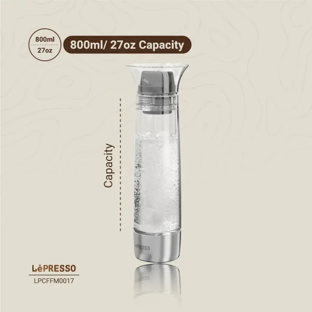 دستگاه سوداساز فوری 800 میلی لیتری لپرسو(LPCFFM0017)Lepresso Carbonator Instant Sparkling Water 800mL – Black — تصویر ۶